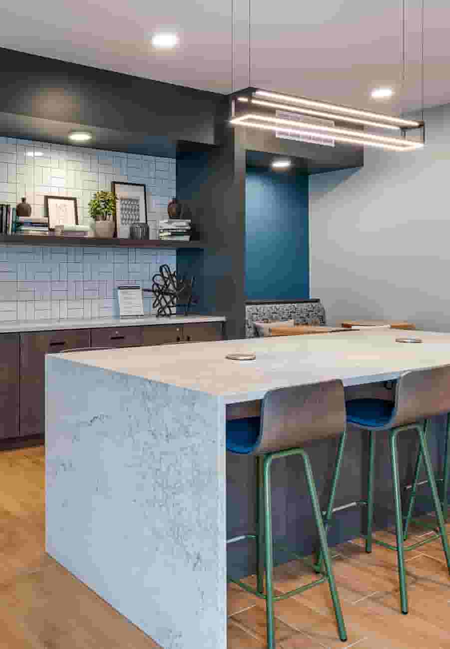 Club Room with Kitchenette for Student Residents in Minneapolis