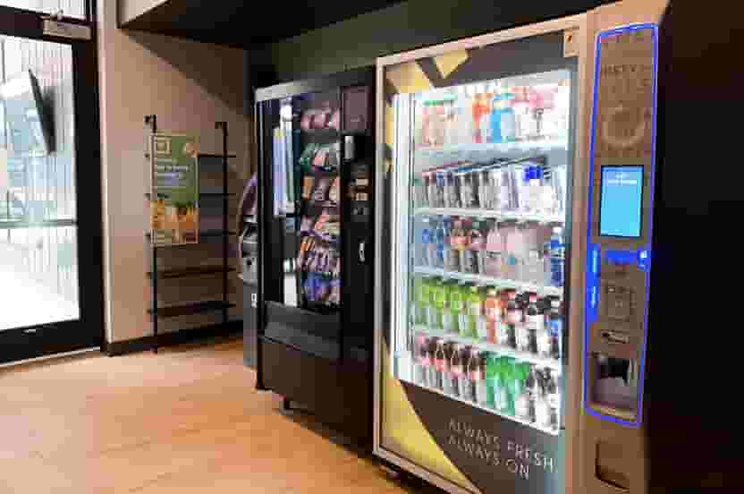 On-Site Vending Machines for Grab and Go Food and Drink
