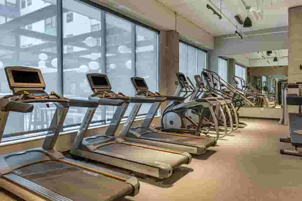 Cardio Equiptment in the Fitness Center