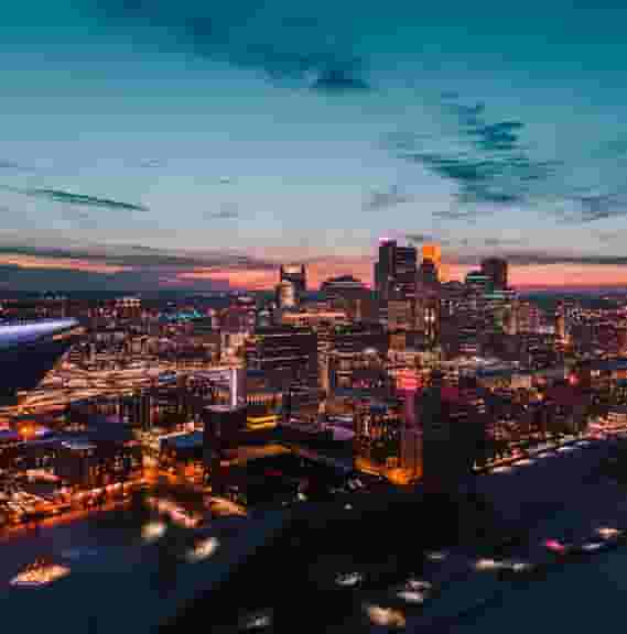 Aerial View of Downtown Minneapolis